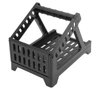 Ausla Supporto per Stampante Codici a Barre, Supporto per Etichette in Materiale ABS Supporta Rotoli da 110 Mm e Carta Continua da Mm, per Stampa Termica Compatto per Etichette di Spedizione per