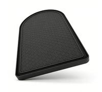 Ausla Tappetino da caffè Tappetino per Macchina da caffè in Silicone Resistente Al Calore Fino a 446°F con Bordo Rialzato e Base Antiscivolo Protezione per Piano di Lavoro per Casalinga Setup (BLACK)