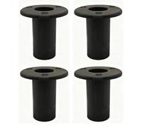 Ausla Tappi per Inserimento Scalette per Pontoni Pieghevoli | Supporto per Tazza con scalas a Gancio, Base di Montaggio in Nylon, Boccola a Flangia Larga, con Anello Interno Cuscino Rosso