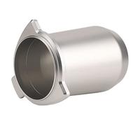 Ausla Tazza di Polvere di caffè, Tazza di Dosaggio in Lega di Alluminio con Design Anti Volo, Alimentatore Leggero Compatto per Caffetterie per la Casa e tè Al Latte (SILVER)