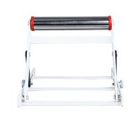 Ausla Telaio di Supporto della Macchina da Taglio, Supporto a Rulli Regolabile in Acciaio Inossidabile, Comodo Design Pieghevole per il Taglio della Troncatrice (1PC)