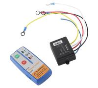 Ausla Telecomando per Verricello, Kit Ricevitore Trasmettitore Wireless per Verricello In Metallo ABS, Portata 12V 434 MHz 50 Piedi, Start Stop In Out per Camion ATV SUV Recupero Elettrico