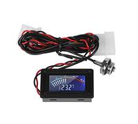 Ausla Termometro con Display a Indicatore per il Raffreddamento Ad Acqua del PC, con Sonda, per Tutte le Attrezzature di Raffreddamento Ad Acqua con Filettatura G1/4, Tensione Ampia