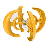 Ausla Turbina Eolica Generatore Eolico Ad Asse Verticale a 4 Pale 400W 48V Acciaio Legato e Plastica Avvio Basso Velocità del Funzionamento Stabile per Barche Cabine Terrazze (48V)