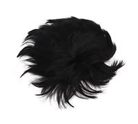 Ausla Uomini Corti Toupee Maschile Topper Parrucca Maschio Parrucchiere Corto con Capelli Sintetici Ad Alta Temperatura per le Feste di Halloween Cosplay Uso Quotidiano