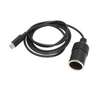 Ausla Usb C a Accendisigari Adattatore, Cavo 4.9ft Uscita 45W | Convertitore da presa tipo C a veicolo, ingresso 15 V 3 A PD, materiale PVC, accessorio per , connessione per sigaro interno
