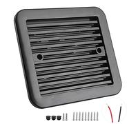 Ausla Ventola di Estrazione Laterale, Ventilatore Silenzioso 12V per con Tapparelle Forte Ventilazione Estrattore Laterale Auto Ricreazionale Accessori Auto 12V 4W Nero Modello 010833