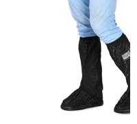 Ausla XL-Nero Copristivali Antipioggia per Moto, Copriscarpe Adatto per Giorni di Pioggia e con Copriscarpe Antiscivolo Impermeabili per Moto Scooter in PVC (Nero taglia M)