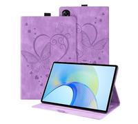 Auslbin Custodia compatibile con Honor Pad X9 / Pad X8 Pro 11.5" Cover, Pelle Goffrata Farfalla PU con Funzione di Supporto, Tab Cover per Honor Pad X9/ Pad X8 Pro, Viola