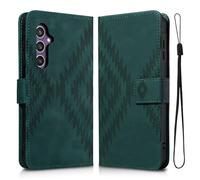 Auslbin Custodia per Samsung Galaxy S24 FE 5G 6.7 con Funzione di Supporto, Materiale Protettivo in PU Completo, Custodia Antigraffio e Anticaduta S24 FE/SM-S721B/DS, Verde