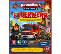 Ausmalbuch für Kinder: Feuerwehr