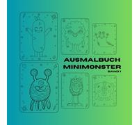 Ausmalbuch Mini Monster Band 1: über 30 Motive