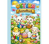 Ausmalbuch Ostern ab 6 Jahren: 37 Ausmalbilder auf Einzelblatt