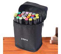 Ausmalmarker per adulti - Segnalibro carattere a doppia leadership | Accompagnamento artistico Set con l'intensità del colore della borsa di stoccaggio più a lungo per adulti, bambini, artisti