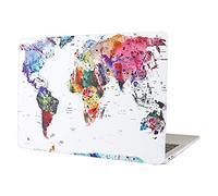 AUSMIX per MacBook Pro 13" 2024 2023 2020 2021 2022 Custodia M2 M1 A2338 A2289 A2251 A2159, custodia rigida in plastica gommata per MacBook Pro 13 pollici, Moxy Map Three