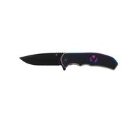 Ausonia 26594 Coltello tascabile lama acciaio inox manico decorato cervo 19,5 CM