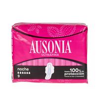 Ausonia Notte Assorbenti Sanitari con Ali 9-Pezzi