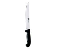 AUSONIA Coltello arrosto da cucina per taglio carne cotta con lama da Cm25 | ideale per il taglio di arrosti, porchetta, maialino e carne cotta in generale