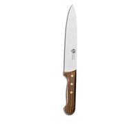 AUSONIA Coltello cuoco da cucina manico legno con lama a punta da Cm 20