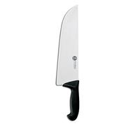 COLTELLO MEZZO COLPO MACELLAIO PROFES. ACCIAIO INOX MANICO ATOSSICO 32cm AUSONIA