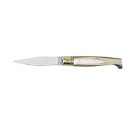 AUSONIA - 23158 Coltello da tasca modello Pattada manico corno chiaro Cm 16