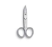 AUSONIA Forbice taglia unghie per manicure e pedicure Made in Italy con gambo retto e punta lancia curva 3,5", 9 cm