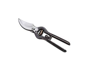 Ausonia Forbice tradizionale da vigna forgiata professionale spalla nera cm 25 per potatura vigneti e rami alberi da frutto