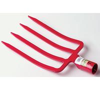 AUSONIA - Forca da Giardinaggio per vangare 4 Denti Senza Manico Gr 740 Cm 25,5x18