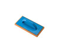 AUSONIA Frattazzo gommaspugna professonale Made in Italy con gomma Cm 28X14 arancio extra morbida