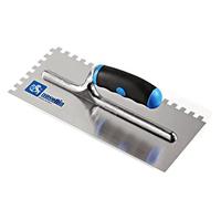 Ausonia - Frattazzo per colla 28X12 FUSION lama acciaio manico gomma dente 3