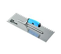 Ausonia - Frattazzo per colla 36x12 lama INOX manico bimateriale Dente 10x10