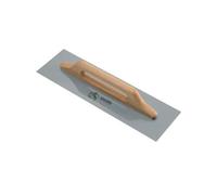 Ausonia - Frattazzo per stucco 48X12 lama acciaio inox manico legno