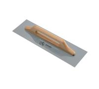 Frattone per stucco in acciaio con manico in legno - cm.48x12 Ausonia