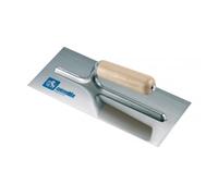 Ausonia - Frattazzo per stucco manico legno lama acciaio cm 28x12