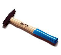 Ausonia - Martello da banco manico legno frassino con doppia testa una battente e una a scalpello grammi 400