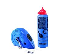 Ausonia - Traccialinee in alluminio 30 mt con flacone polvere rossa da 150 Gr