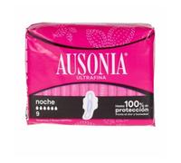 Ausonia Notte Assorbenti Sanitari con Ali 9-Pezzi