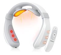 AUSOQE.FAMILY Massaggiatore Cervicale, Massaggiatori Cervicali e da Collo con 6 Modalità e 15 Livelli, Massaggiatore Cervicale Professionale con Telecomando, per Casa, Ufficio e Viaggi