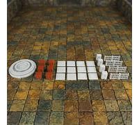 AUSPDICE Dungeon Trappole e puntelli, 27 pezzi 28 mm DND terreno per TTRPG | Trappole e recinzioni per giochi di ruolo, giochi di guerra, regali di Natale e Halloween, confezione da 2