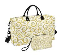 Auspicious, borsone da viaggio con nuvole dorate, borsone per weekender/pernottamento, borsa da toeletta per yoga, pieghevole, Nube d'oro di buon auspicio, 1 size