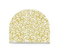 Auspicious - Portatovaglioli in acrilico a forma di nuvola dorata, per feste, matrimoni, eventi, autoportante, decorazione per la casa, per picnic, bar, stile rustico