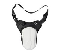 AuspicoJoy Borsa Da Gamba per, Borsa Da Gamba con Tracolla, Regalo per Uomo E Donna, Borsa Da Coscia per Fitness, Pesca E Altro Ancora, Bianco