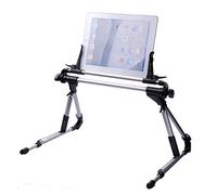 Aussel Portatile Universale Tablet Telaio Supporto Pieghevole Regolabile per Tablet iPad 1 2 3 4 5 aria Iphone6/6 Plus Samsung Galaxy Tab, Lazy Accanto Letto, Camera da letto, Cucina, Ufficio