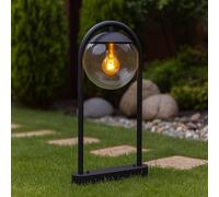 Außenstandlampe Piantana Giardino Esterno Giardino Luci Decorative Metallo Vetro [EEK: Inaditato]