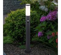 Außenstehlampe Lampada da Giardino Lampione Movimento Acciaio Inox Dissuasore