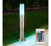 Außenstehlampe Lampada da Giardino Lampione Movimento Telecomando Presa LED [EEK: F]