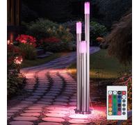 Außenstehlampe Lampione Dimmerabile RGB Telecomando Giardino 3 Fiamma LED [EEK: F]