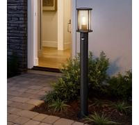 Außenstehlampe Lampione Lampada da Giardino Sensore Movimento LED Acciaio Inox