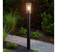 Außenstehlampe Lampione Lampada da Giardino Sensore Movimento LED Acciaio Inox