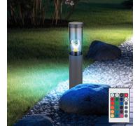 Außenstehlampe Lampione Zoccolo Dimmerabile Lampada da Giardino Remoto LED RGB [EEK: F]